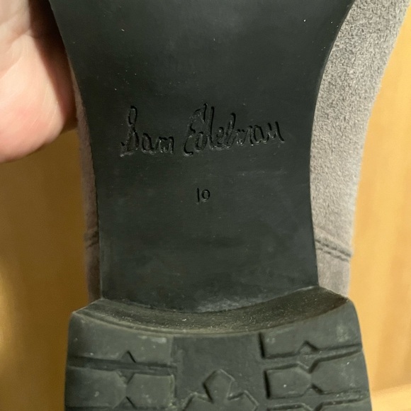 Sam Edelman Gray Suede 'Hanley' Chelsea Boots - Picture 13 of 14